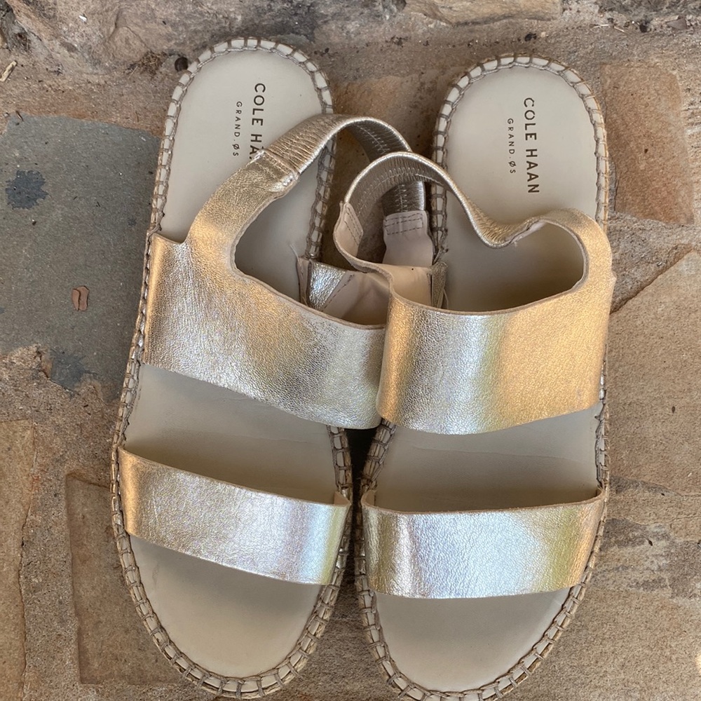 Cole Haan Cloudfeel Espadrille Sandals 10.5